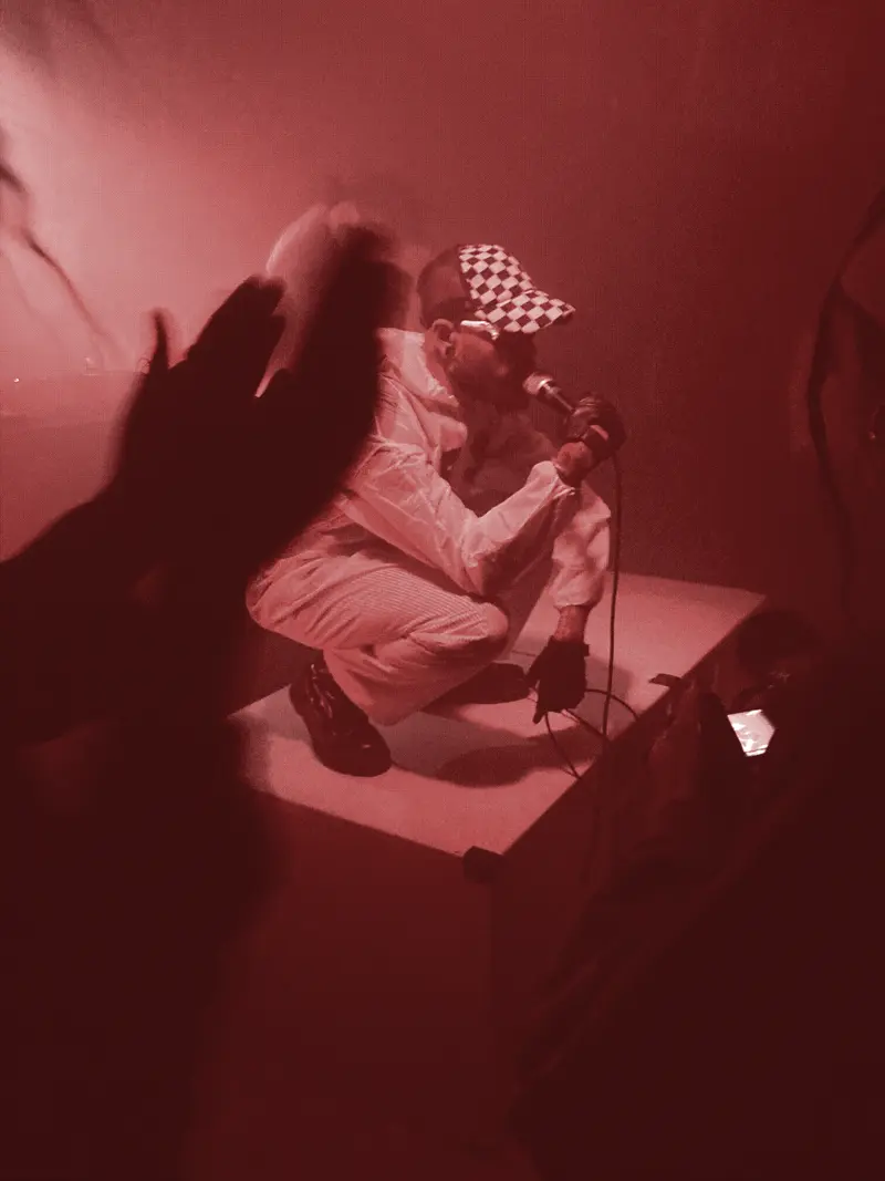 Rappin’ on the mic