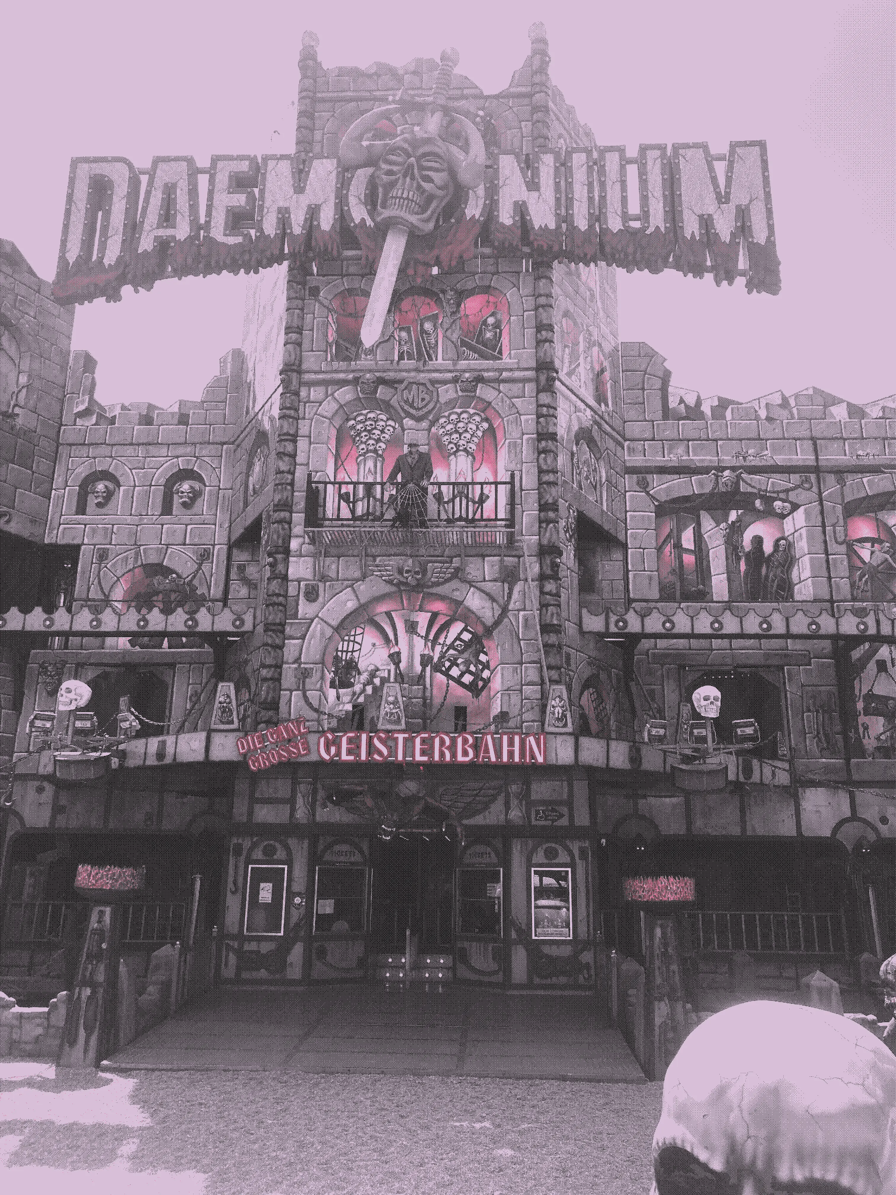 the Daemonium haunted house in all its glory