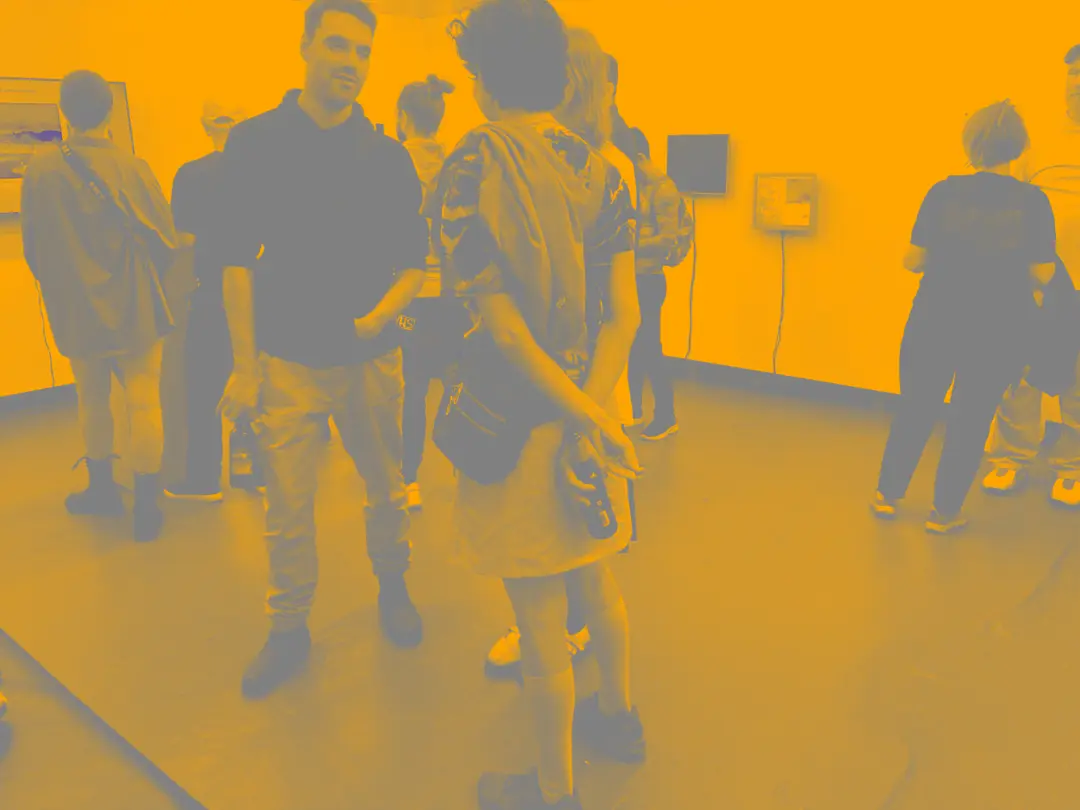 Guests and artworks at panke.gallery