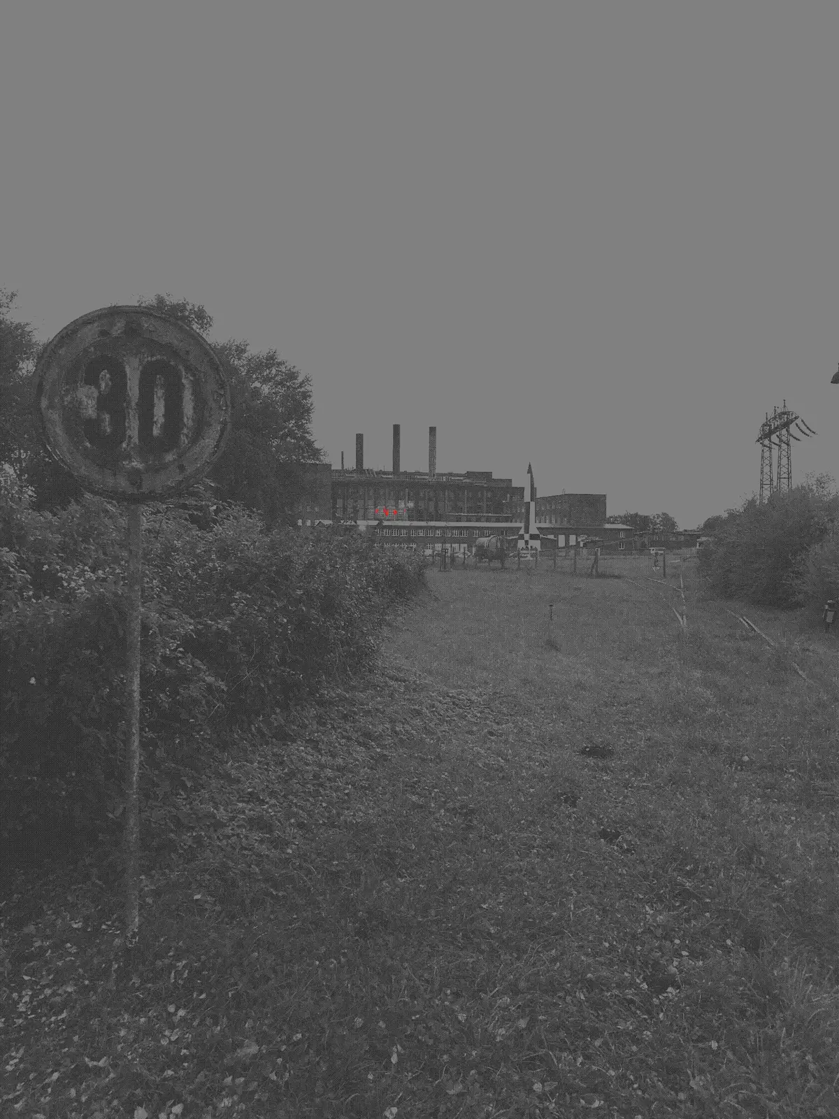 Foreboding entrance to the Historisch-Technisches Museum Peenemünde